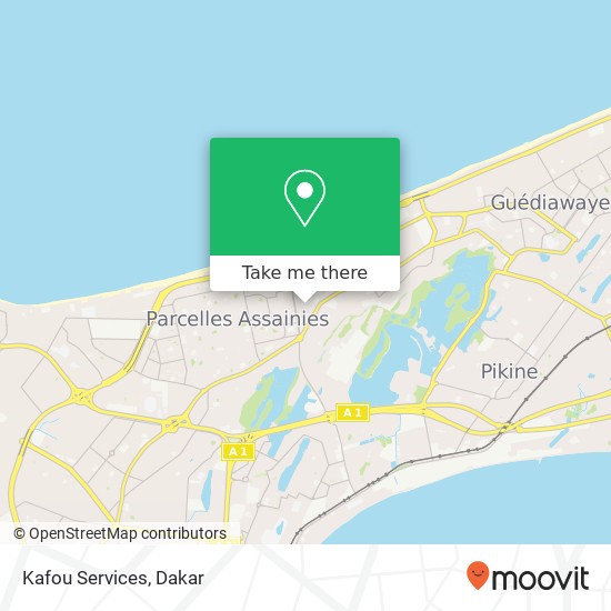 Kafou Services map