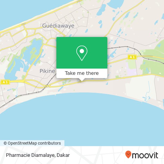 Pharmacie Diamalaye map