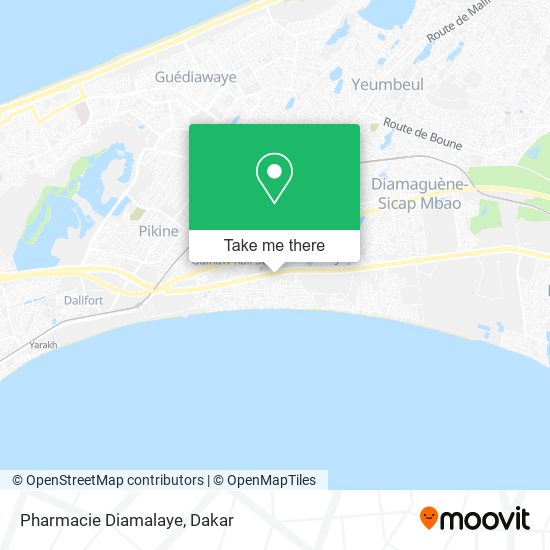 Pharmacie Diamalaye map