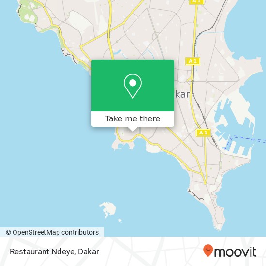 Restaurant Ndeye map
