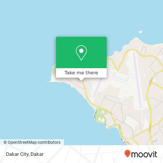 Dakar City map