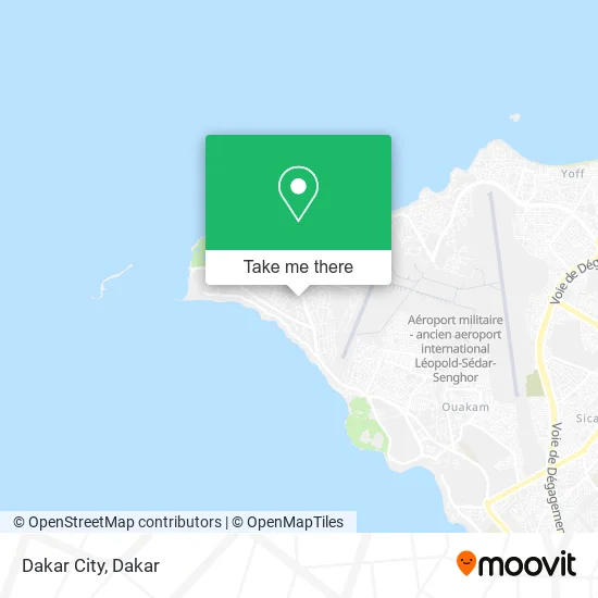 Dakar City map