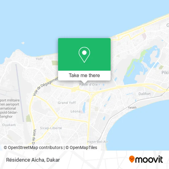 Résidence Aicha map
