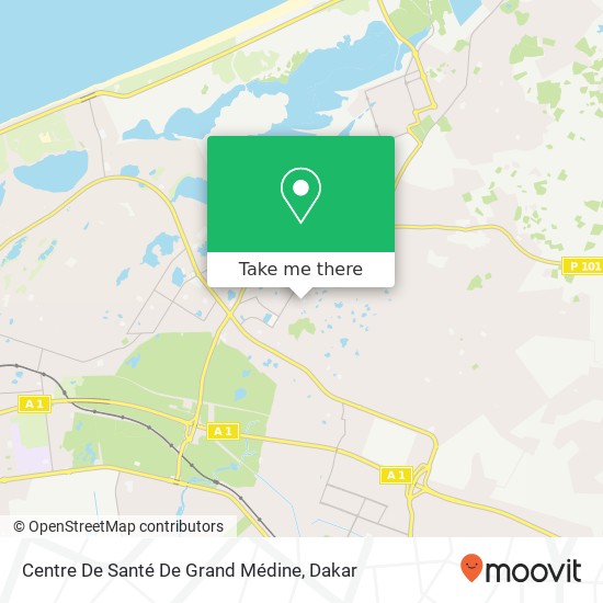 Centre De Santé De Grand Médine map