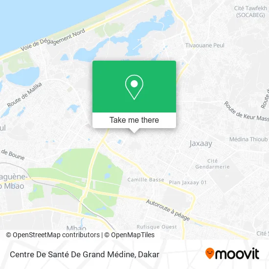 Centre De Santé De Grand Médine map