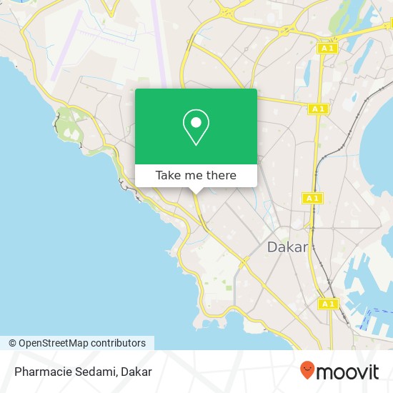 Pharmacie Sedami map