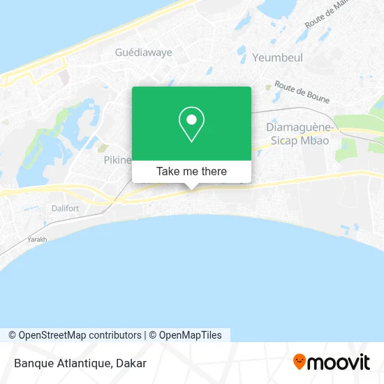 Banque Atlantique map