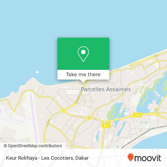 Keur Rokhaya - Les Cocotiers map