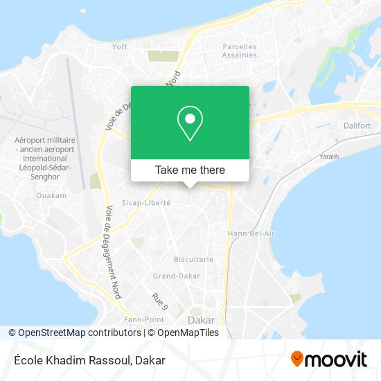 École Khadim Rassoul map
