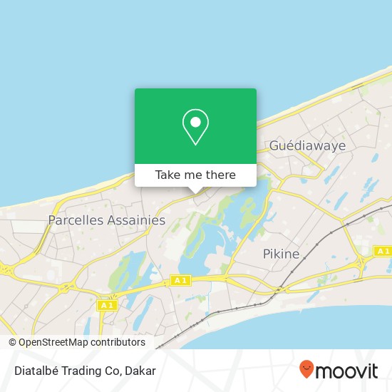 Diatalbé Trading Co map