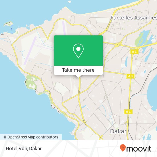 Hotel Vdn map