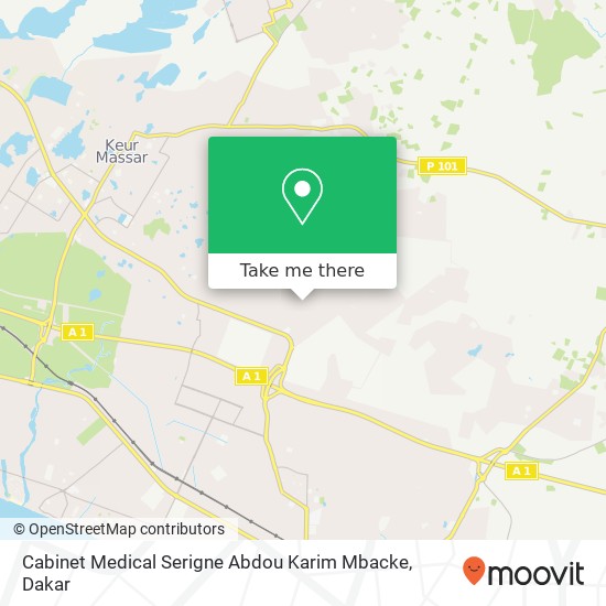 Cabinet Medical Serigne Abdou Karim Mbacke map