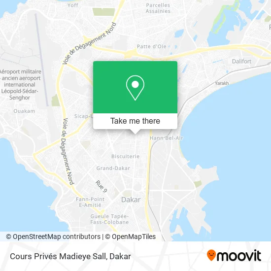 Cours Privés Madieye Sall map