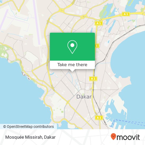 Mosquée Missirah map