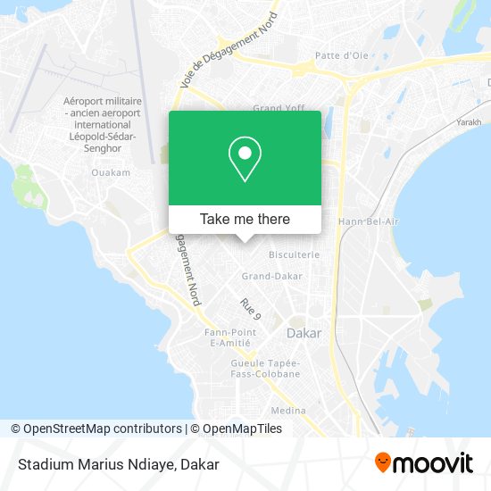 Stadium Marius Ndiaye map
