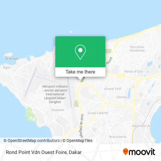 Rond Point Vdn Ouest Foire map