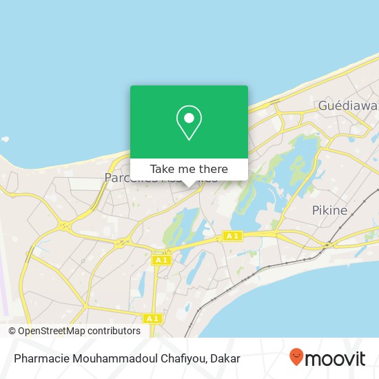 Pharmacie Mouhammadoul Chafiyou map