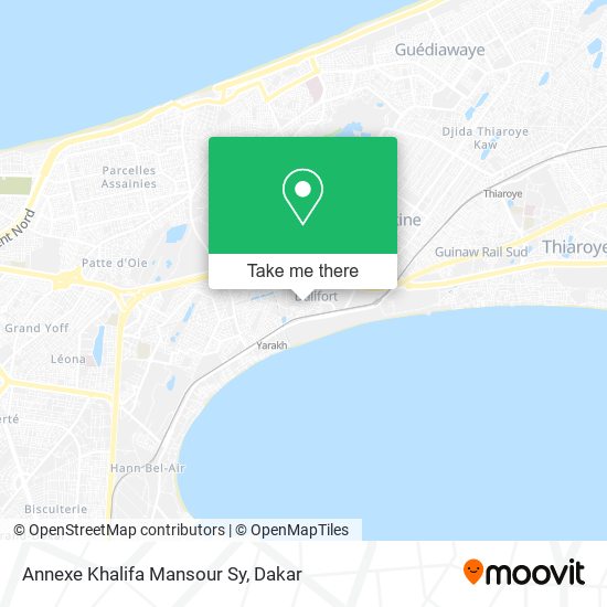 Annexe Khalifa Mansour Sy map