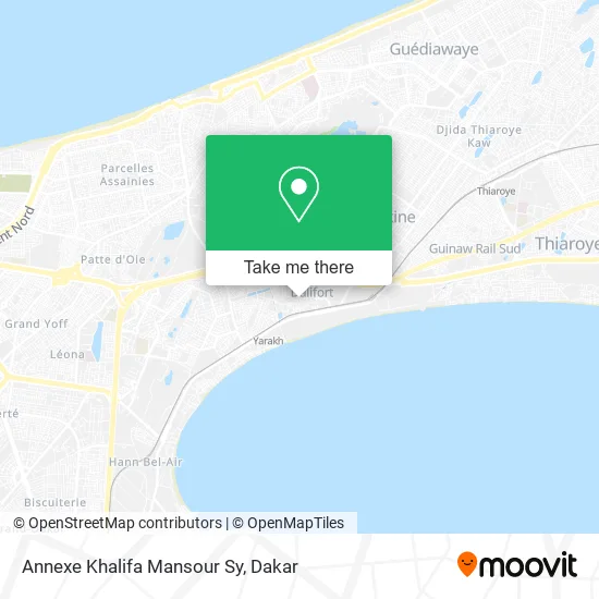 Annexe Khalifa Mansour Sy map
