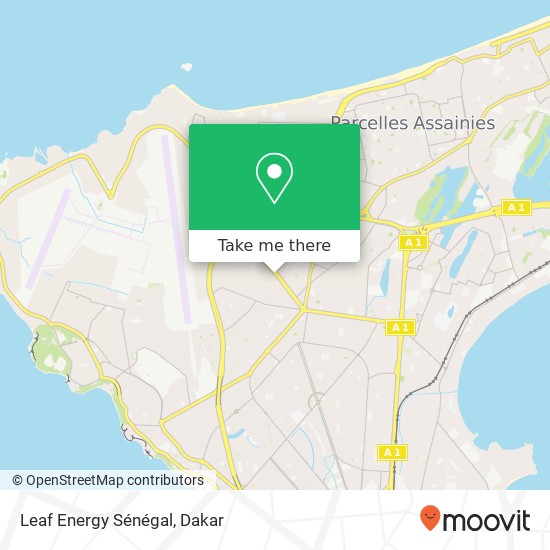 Leaf Energy Sénégal map
