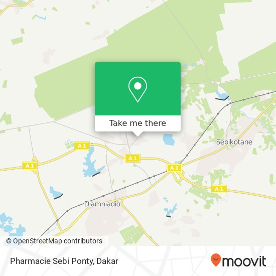 Pharmacie Sebi Ponty map