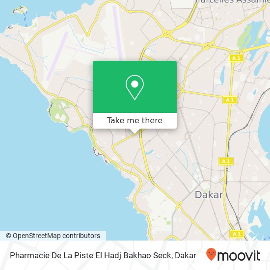 Pharmacie De La Piste El Hadj Bakhao Seck map