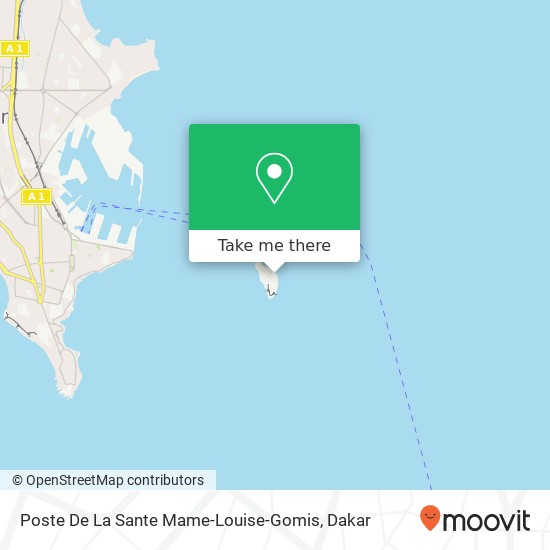 Poste De La Sante Mame-Louise-Gomis map