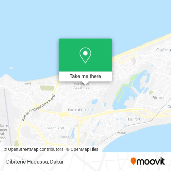 Dibiterie Haoussa map
