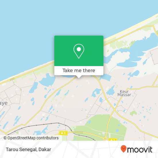 Tarou Senegal map