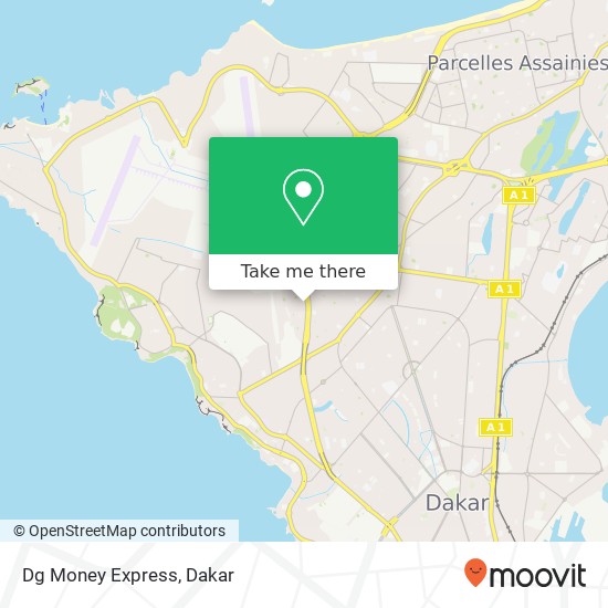 Dg Money Express map