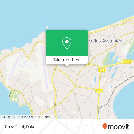 Chez Thiof map