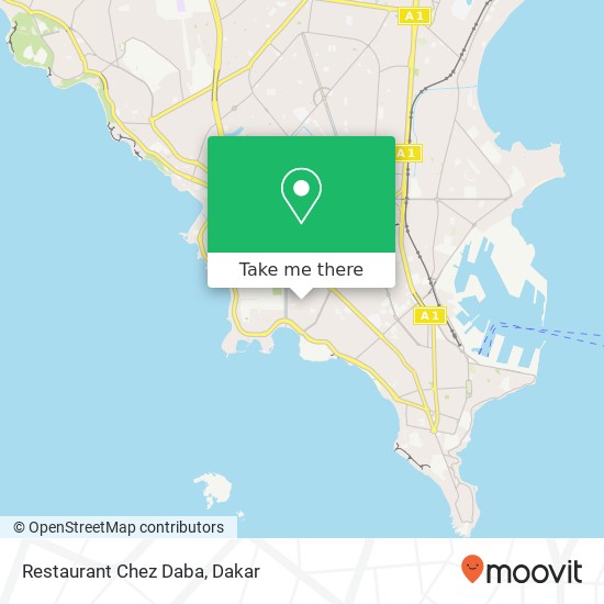 Restaurant Chez Daba map