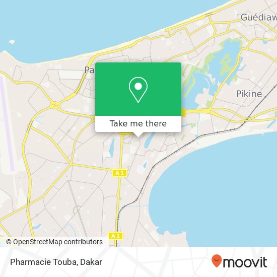 Pharmacie Touba map