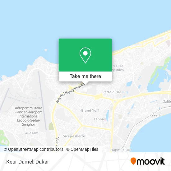 Keur Damel map
