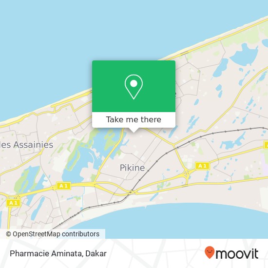 Pharmacie Aminata map