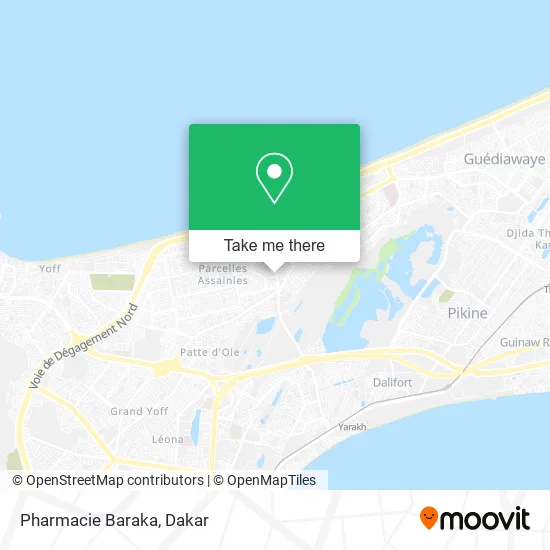 Pharmacie Baraka map