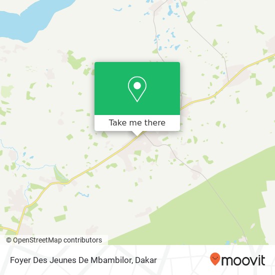 Foyer Des Jeunes De Mbambilor map