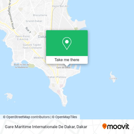 Gare Maritime Internationale De Dakar map