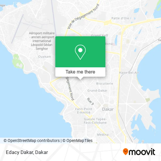 Edacy Dakar map