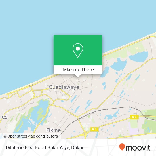 Dibiterie Fast Food Bakh Yaye map