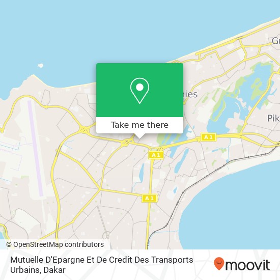 Mutuelle D'Epargne Et De Credit Des Transports Urbains map
