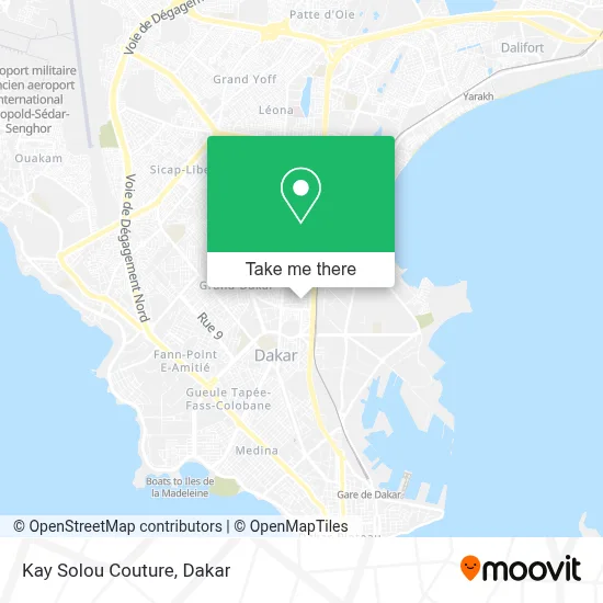 Kay Solou Couture map