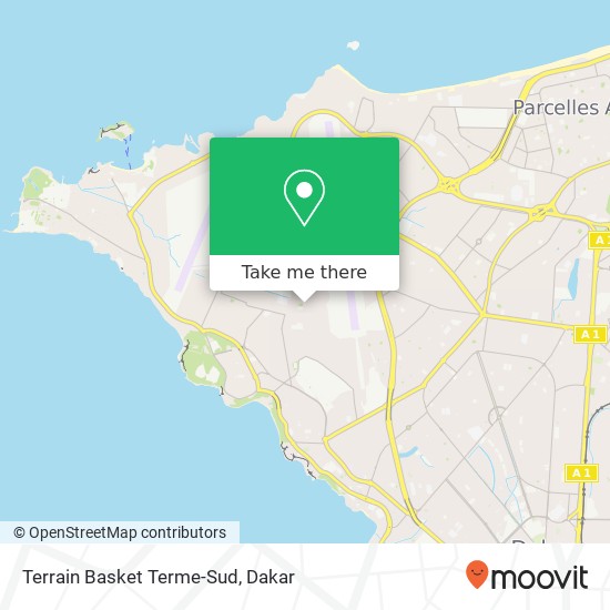 Terrain Basket Terme-Sud map