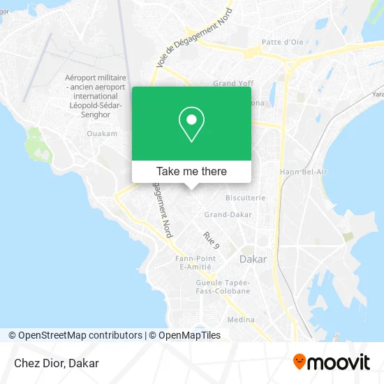 Chez Dior map