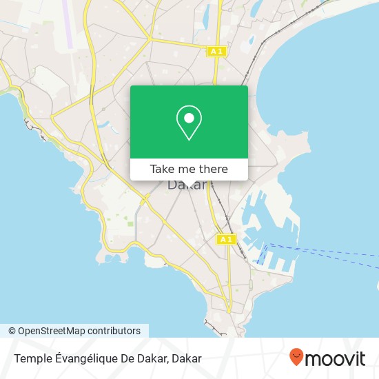 Temple Évangélique De Dakar map
