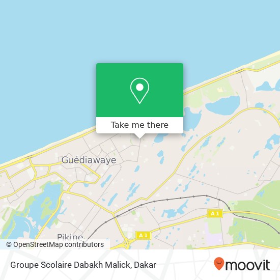 Groupe Scolaire Dabakh Malick map