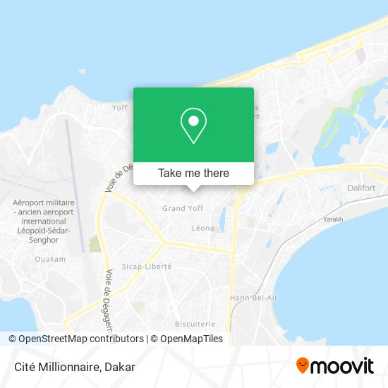 Cité Millionnaire map