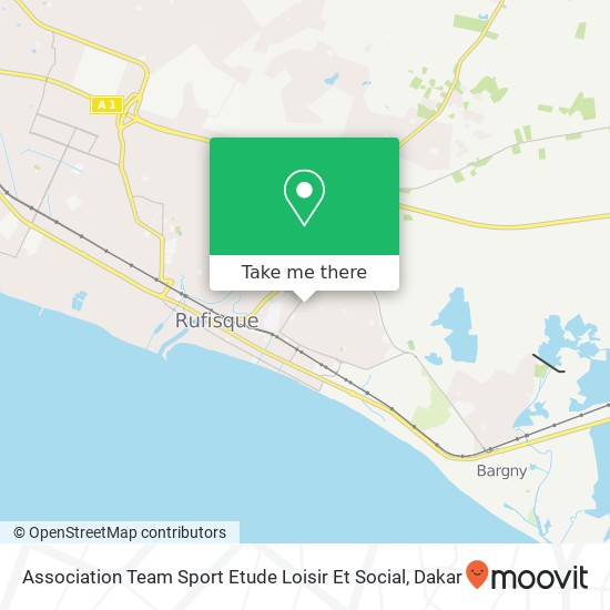 Association Team Sport Etude Loisir Et Social map