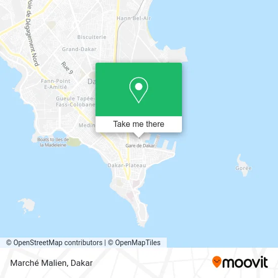 Marché Malien map