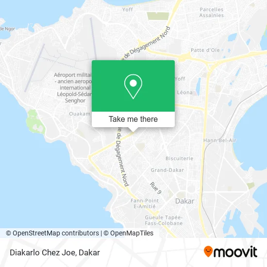 Diakarlo Chez Joe map